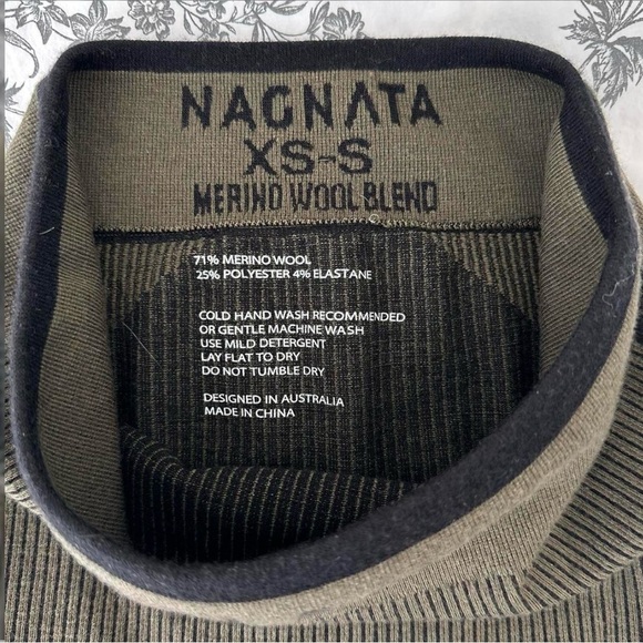 Nagnata Rib Mini Short in Moss - Picture 8 of 8